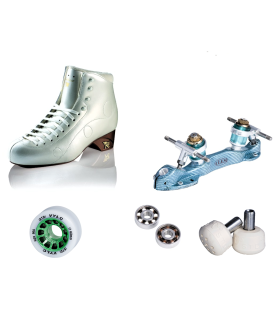 RISPORT TURQUESA+STD SKATES CARBON+VYLC - łyżwiarstwo figurowe