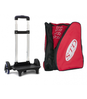 BACKPACK WITH 6-WHEEL TROLLEY STD SKATES