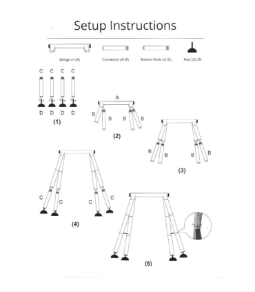 AERIAL SWING STAND/FRAME FOR ARTISTIC SKATING HARNESS STD SKATES -