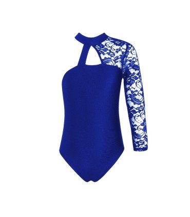 HEGHERFEL - LYCRA LEOTARD WITH A LONG TULLE SLEEVE - StifeldShop