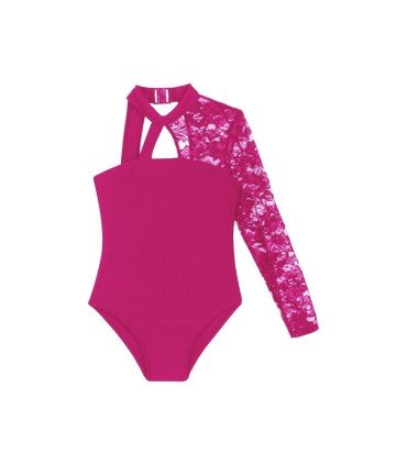 HEGHERFEL - MAILLOT DE LYCRA CON UNA MANGA LARGA DE TUL - StifeldShop