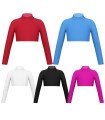 HEGHERFEL – LYCRA-TOP MIT LANGEN ÄRMELN UND HOHEM AUSSCHNITT ZUM SKISTURN