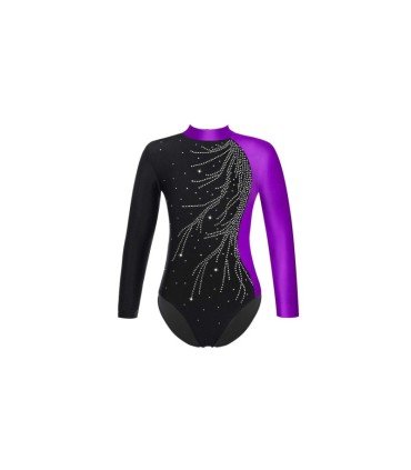 HEGHERFEL - ДВУХЦВЕТНАЯ РУБАШКА MAILLOT+STRASS