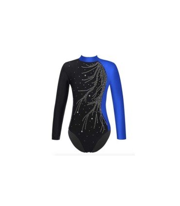HEGHERFEL - TWO-TONE LONG SLEEVE MAILLOT+STRASS - StifeldShop Premium