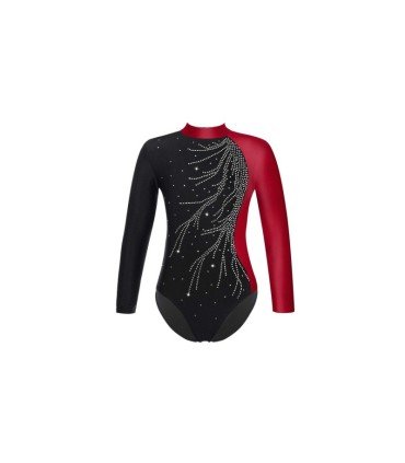 HEGHERFEL - ДВУХЦВЕТНАЯ РУБАШКА MAILLOT+STRASS