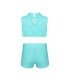 HEGHERFEL - SLEEVELESS TOP WITH TULLE AND LYCRA SHORTS - StifeldShop