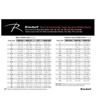 RIEDELL МОДЕЛЬ 120 AWARD ЧЕРНЫЙ BIG SIZES