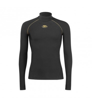 T-SHIRT A MANICHE LUNGHE DA UOMO EDEA "DREAM GOLD" IN CARVICO E COLORADO