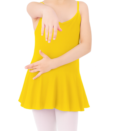 HEGHERFEL - SLEEVELESS DRESS WITH BASIC SKIRT