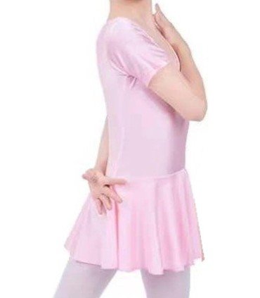 HEGHERFEL - SHORT SLEEVES DRESS WITH BASIC SKIRT - łyżwiarstwo