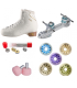 RISPORT AMBRA+STD SKATES ELYO+LAIMI/MAGNUM - łyżwiarstwo figurowe